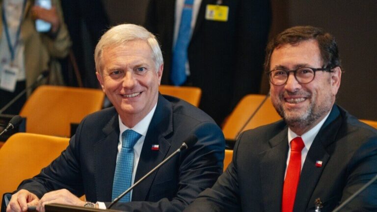 Presidente Kast y canciller Pérez en la ONU